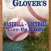 The Softball Group Field Glover's Line-Up Cards
