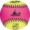 Rawlings RFPT10SPY 10" Optic Pink/Yellow FPEX Training Ball 1 Rawlings RFPT10SPY 10" Optic Pink/Yellow FPEX Training Ball