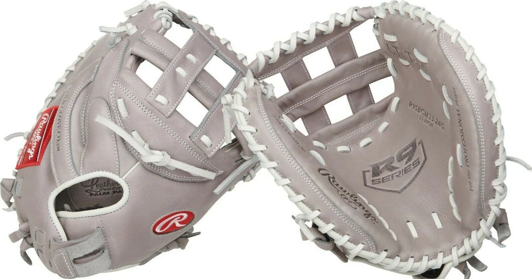 The Softball Group Rawlings 33" R9 Series Softball Catcher's Mitt Gloves 3 The Softball Group Rawlings 33" R9 Series Softball Catcher's Mitt Gloves