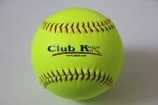 Club K 14" Leather Training Softball Balls