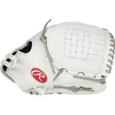 The Softball Group Rawlings 12" Liberty Adv White Grey Fielders Glove